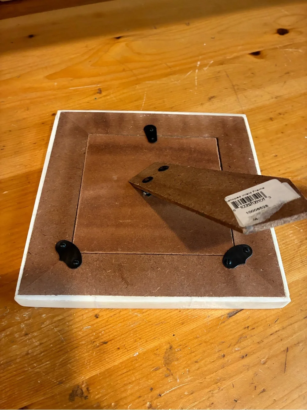 Paper Source Bone Inlaid  Scalloped Picture Frame 4x4 NWT